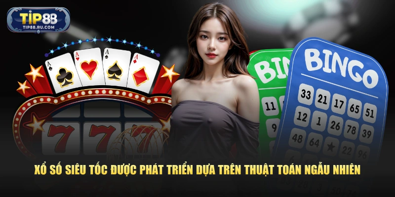 Xổ số siêu tốc được phát triển dựa trên thuật toán ngẫu nhiên